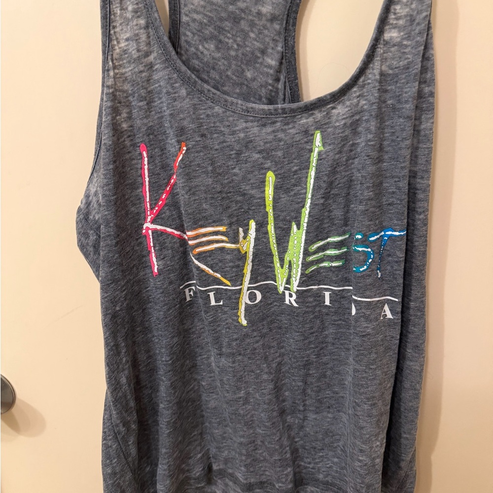 Gray Sleeveless Top